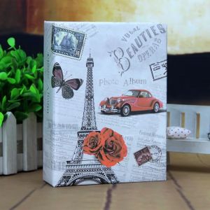 New Family 6 Inch 100 Photos 4R Image Art Photo Albums Interstitial Album Classic Retro Photo Album Collection Home Decoration