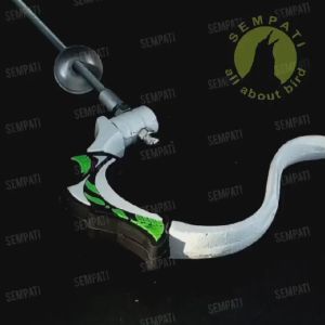 SEMPATI Gantungan Sangkar Burung Putih Lipat Karet Motif Batik Gantungan Cantolan Sangkar Kandang Burung Lovebird Murai Kotak Pleci Branjangan Anis Dll GTKPAJ