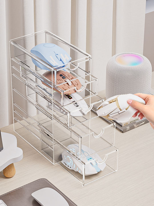 Mouse Storage Box Acrylic GPW Second Generation Display Stand E-Sports Machinery Game Wireless Mouse Dustproof Display Rack