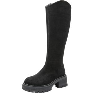 DUSTO | Trendy High-heeled Faux Suede Boots Women