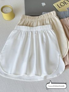 Base Layer Sweater Half Skirt Womens High Waist Autumn Winter Inner Wear Anti Exposure Butt Covering A-Line Mini Skirt