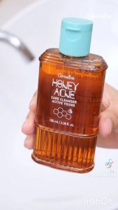 Acne เจลล้างหน้าน้ำผึ้ง กิฟฟารีน ดูแลปัญหาสิว สิวอุดตัน สิวเสี้ยน สิวอักเสบ สิวผด ผิวมัน Giffarine Active Young Honey Acne Care Cleanser (100 ml.)