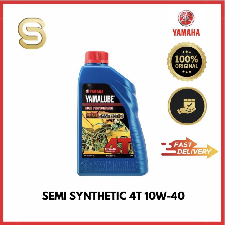 Yamaha Yamalube 4T 10W-40 Semi Synthetic Motorcycle Oil (1.0L) | Lazada