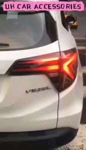 Honda HRV Dynamic Light Bar Tail Lamp With Signal Running lampu belakang (CLEAR SMOKE / SMOKE) + free gift