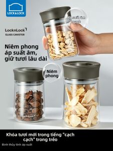 LocknLock | Food Grade Dedicated Storage Jar for Tangerine Peel Coffee Beans and Birds Nest Transparent