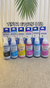 Tinta Epson 673 Tipe Printer L800 L805 L805 L850 L1800