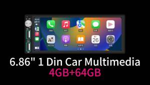 Android 1 Din Car Stereo for Citroen AX ZA- 1986-1998 Wireless CarPlay GPS Navigation Multimedia Autoradio Radio Head Unit