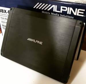ALPINE 4Channel 1200watt hight Power car Amplifier with Bass EQ with crossover LPF