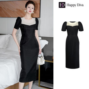 Happy Diva 2025 Womens Dresses Black Dress Casual Dress Wedding Party Formal Event Dress 9031