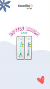 KANDILA BABY BOTTLE BRUSH / KDL 06-6 / SIKAT PEMBERSIH BOTOL SUSU / SIKAT BOTOL SUSU ANAK