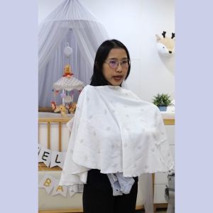 GRANNY BEN ผ้าคลุมให้นมใยเทนเซล Muslin Poncho