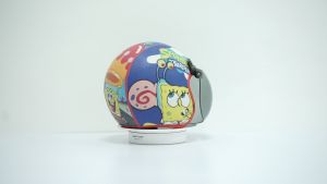 Helm Anak Bogo Retro Karakter Kartun SNI 2 3 4 5 6 7 Tahun Lucu Unik Berkendara Aman Macam-Macam Motif Kaca Datar