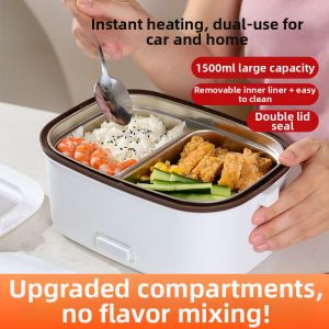 DONGDAOYIHANG | Hộp Cơm Hâm Nóng Dùng Cho Ô Tô Và Nhà 12V/24V