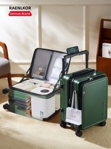 RAENLKOR | Expandable Large Capacity Sideways Opening 20in Luggage