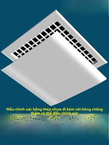 Bộ Điều Hòa Không Khí Trung Tâm Vuông Chống Gió Cho Văn Phòng Bộ Điều Khiển Hướng Gió Bộ Chắn Gió Cho Máy Quạt Trần Trung Tính
