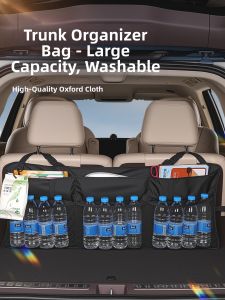Multi-functional Car Storage Bag Back Seat Mount