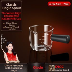 Olodo | Espresso Extraction Measuring Cup Boro-Silicate Glass