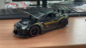 NISSAN GTR WRC 1:32 DIECAST Car Model With Pull Back Light & Sound Function Metal Toy Vehicle
