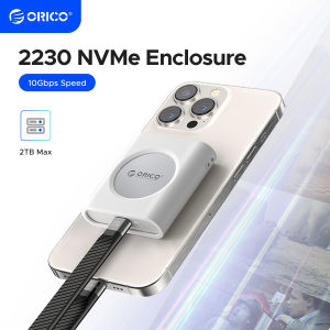 ORICO M.2 NVMe 2230 SSD Enclosure USB C 3.2 Gen 2 Type-C 10Gbps to NVMe PCI-E Adapter for Mobile Laptop