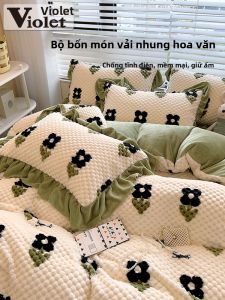 Violet | Bộ 4 Món Sữa Ấm Bông Velvet Đậm Đặc