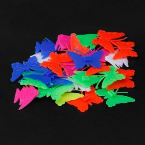 25/35Pcs Childrens Bicycle Spoke Decorations Plastic Butterflies Fish Stars and Colored Beads Mountain Bike Wheel Accessories