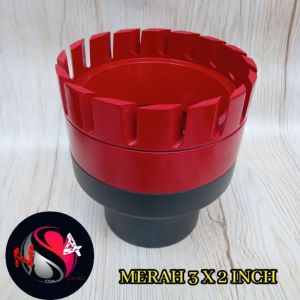 SKIMMER PUTAR KOLAM KOI WARNA MERAH UKURAN 3 INCH/ PENJERNIH PERMUKAAN KOLAM