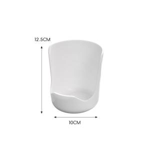 Cream-style Non-Slip Ceramic Spatula Holder Heat-Resistant Minimalist Pot Lid Storage Rack Water Tray Soup Spoon Rack Desktop