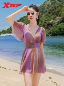 XTEP | Tummy Conceal Slimming Small Bust Gather Swimwear