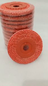 Kain Poles Goni 4 inchi /Serat SISAL BUFF 4" Merah /Mata Gerinda Poles Logam