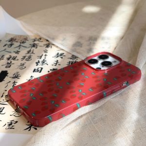 Strawberry Mas Chún Full Cover Protection Huawei P60 pro Mate60 50 40 30 pro Nova11 10 9 Vivox100 Honor90 100 Redmi Phone Case