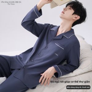 Bộ Đồ Ngủ Dài Tay và Quần Dài từ Cotton Sạch cho Nam và Nữ