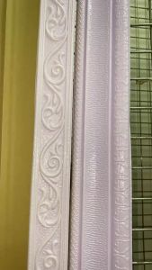 WD Wallpaper List Ungu Muda Wallborder Foam 3D Stiker