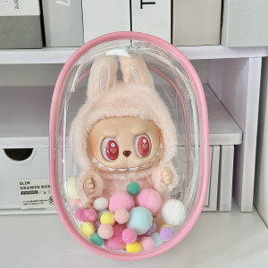 Labubu Sit Series Party Pendant Baby Carrier Dust Cover Protective Case Eye-catching Stroller Cover for Baby Care