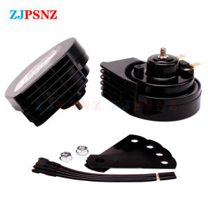 12V Car Compact Horn Compact Horn Waterproof Auto Horns Super Loud Dual - Tone Electric Snail Horn Kits For Any 12V Vehicles