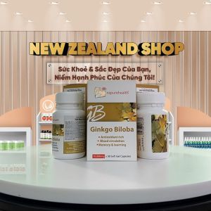 Viên uống bổ não tăng cường trí nhớ NZ Pure Health Ginkgo Biloba 100 viên