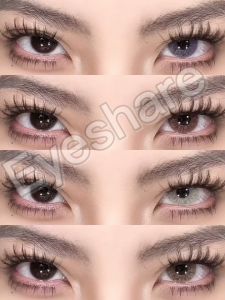 【COD】SEATTLE Seri soflens soflen mata 1Sepasang Ungu Lensa kontak Warna Lensa warna Diameter 14.2mm Normal  mata soflen softlens soflens soplen