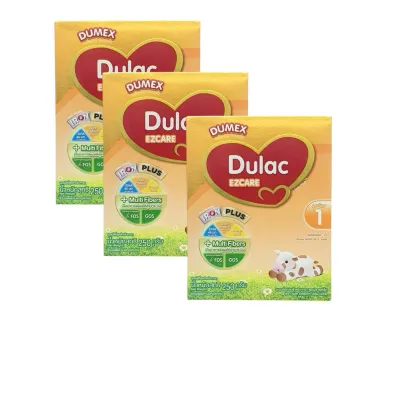 นม ดูแลคอีแซดแคร์ Dulac Ezcare สูตร 1 ขนาด 250g สำหรับเด็กวัยแรกเกิด - 1 ปี 3 กล่อง