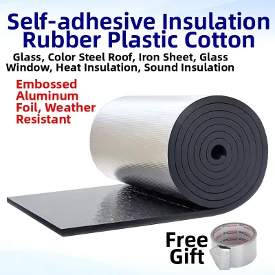 gumahus | High-Density Soundproofing Insulation Foam Board Fireproof Sunscreen Heat Insulation Cotton
