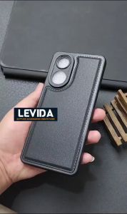 Luxury Case Leather Pro Kamera Black Oppo A58 4G