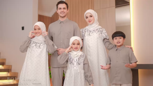TERMURAH GAMIS SARIMBIT ETHICA LADIVA BOW GREY TERBARU KEKINIAN SPESIAL LEBARAN 2026 KONDANGAN HANGOUT