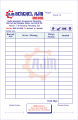 (Min 4 buku) Nota Custom 1/4 2 Ply 25 Set 50 Lembar Untuk Bengkel Motor dan Mobil Y&H Yudha Grafika. 