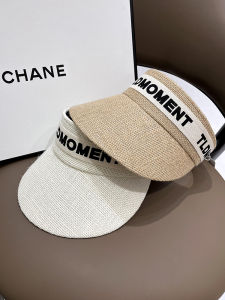 ลําลองผ้าฝ้ายลินินฤดูร้อน Sun Visor หมวกผู้หญิงชายคากว้างการออกแบบหลังคาที่ว่างเปล่าที่สมบูรณ์แบบสําหรับกอล์ฟขี่จักรยาน Casual Outings