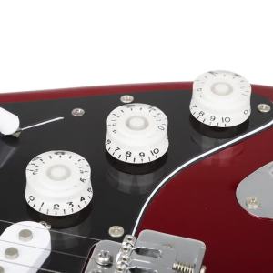 IRIN | 3 Cái/bộ Trắng Acrylic Đàn Guitar Điện Âm Lượng Âm Núm Top Hat Điều Khiển Tốc Độ Phần Guitar Phụ Kiện Nhạc Cụ