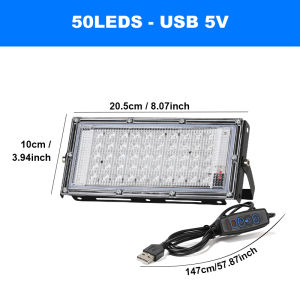 LED UV Lamp Flood Light 395nm 400nm USB 5V Ultraviolet Stage Lamp 50W 100W 200W LED Stage Blacklight Waterproof Disco Party