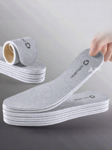 LINGMIAO | Ultra-Thin Super Soft Mens Insoles High Elasticity Shock Absorption