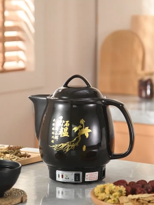 Traditional Chinese Medicine Pot Medicine Stew Jar 熬药电砂锅 陶瓷自动煎药壶 砂锅药罐 养生壶 中药煲 药罐 熬药锅