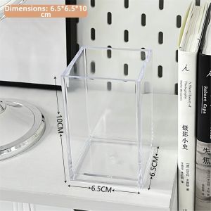 QIUZHISE | Multifunctional Transparent Pencil Holder