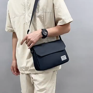 Mens Messenger Bag Casual Canvas Sling Handbags CrossBody Shoulder Bags for Men Large Capacity