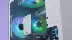 ซิงค์ลม ฮีทซิงค์ พัดลมระบายความร้อน คอมพิวเตอร์ ฮีทอร์ส Jonsbo CR-1400 EVO ริ้วรอยกับฉีดฟ้าม่าง RGB