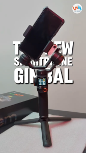 Hohem iSteady M7 AI Tracking Gimbal Stabilizer for iPhone Android Smartphone 3-Axis Phone Gimbal with Fill Light and Detachable Touchscreen Bluetooth Remote Control
